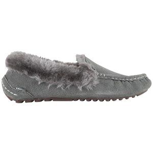 LAMO Aussie Moc Suede Slip On Shoes in Charcoal U.S Size 6